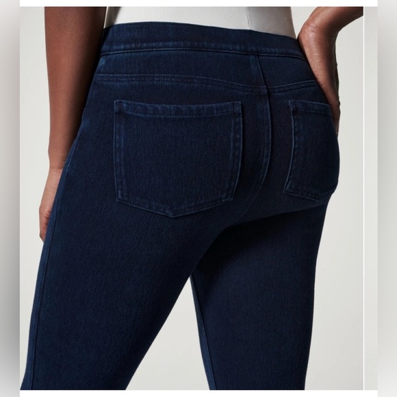 BNWT SPAX Women's ankle Jeans-ish leggings size S in twilight rinse - Picture 5 of 8